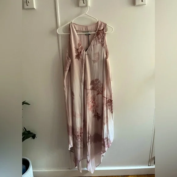 open lace back dress AllSaints Women's Dresses Jessica Dress Monica Petal Pink UK 10/US 6 at  Amazon Women's Clothing store